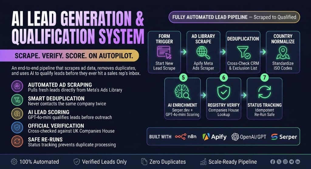 AI Lead Generation & Qualification , website screenshot